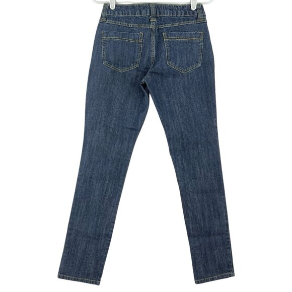 Miley Cyrus Max Azria Women's Blue Denim Jeans Size 7 Stretch Low Rise Skinny - Picture 2 of 11